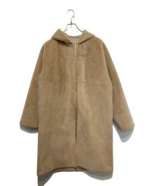 COLLAGE GALLARDAGALANTE（コラージュ ガリャルダガランテ）の古着「25FW リバーシブルファータッチコート」｜ベージュ