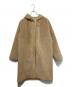 COLLAGE GALLARDAGALANTE（コラージュ ガリャルダガランテ）の古着「25FW リバーシブルファータッチコート」｜ベージュ