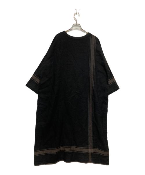 nop de nod（ノップドゥノッド）nop de nod (ノップドゥノッド) 2way ロングシャツワンピース ブラック サイズ:M 未使用品の古着・服飾アイテム