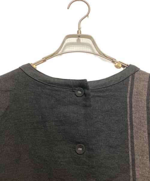 nop de nod（ノップドゥノッド）nop de nod (ノップドゥノッド) 2way ロングシャツワンピース ブラック サイズ:M 未使用品の古着・服飾アイテム