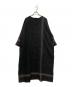 nop de nod（ノップドゥノッド）の古着「2way ロングシャツワンピース」｜ブラック