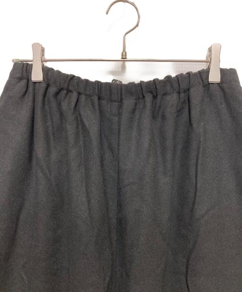 mizuiro-ind（ミズイロインド）mizuiro-ind (ミズイロインド) 25AW ウール混ワイドパンツ ブラック サイズ:FREE 未使用品の古着・服飾アイテム