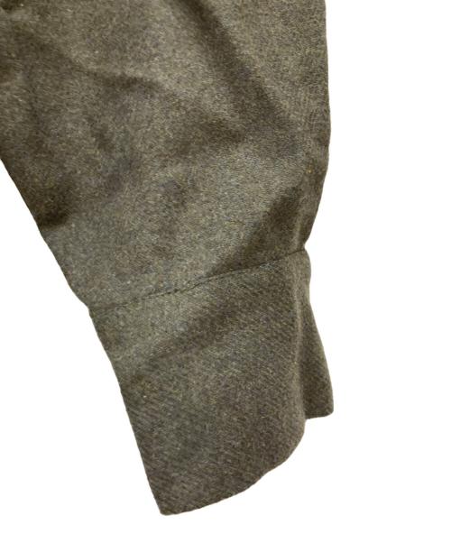 mizuiro-ind（ミズイロインド）mizuiro-ind (ミズイロインド) 25AW サイドスリットウールバンドカラーワンピース グリーン サイズ:不明 未使用品の古着・服飾アイテム