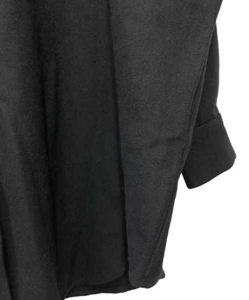 mizuiro-ind（ミズイロインド）mizuiro-ind (ミズイロインド) ウール混シャツ ブラック サイズ:FREE 未使用品の古着・服飾アイテム