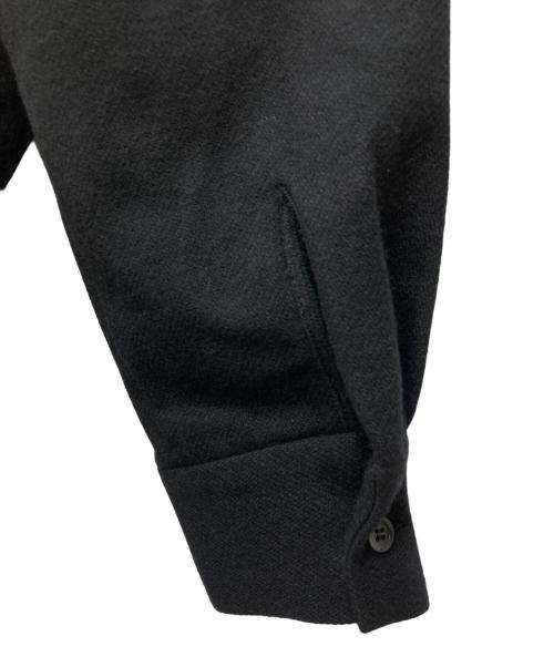 mizuiro-ind（ミズイロインド）mizuiro-ind (ミズイロインド) ウール混シャツ ブラック サイズ:FREE 未使用品の古着・服飾アイテム