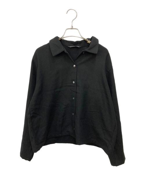 mizuiro-ind（ミズイロインド）mizuiro-ind (ミズイロインド) 25AW ウール混シャツ ブラック サイズ:FREE 未使用品の古着・服飾アイテム
