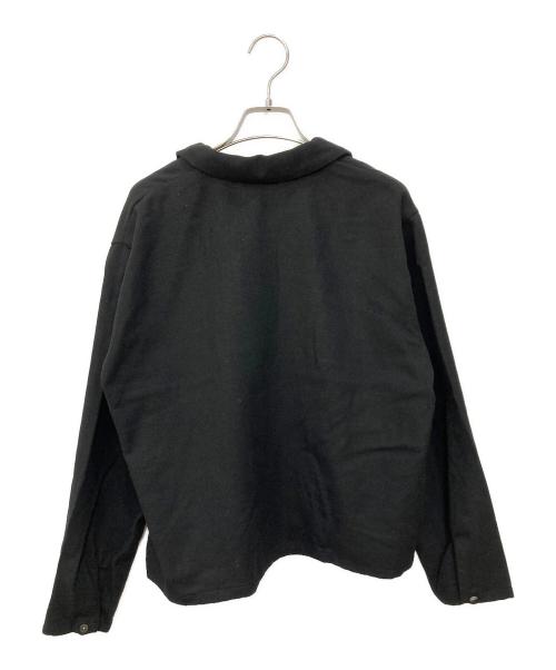 mizuiro-ind（ミズイロインド）mizuiro-ind (ミズイロインド) 25AW ウール混シャツ ブラック サイズ:FREE 未使用品の古着・服飾アイテム