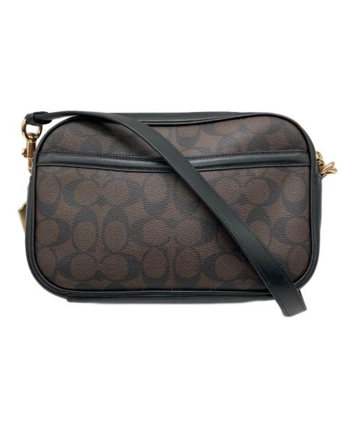 COACH（コーチ）COACH (コーチ) ショルダーバッグ ブラウン×ブラックの古着・服飾アイテム
