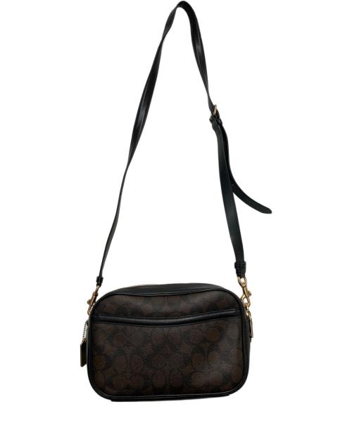 COACH（コーチ）COACH (コーチ) ショルダーバッグ ブラウン×ブラックの古着・服飾アイテム