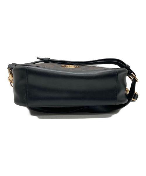 COACH（コーチ）COACH (コーチ) ショルダーバッグ ブラウン×ブラックの古着・服飾アイテム