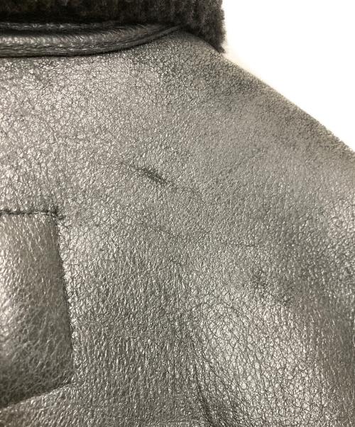 Schott（ショット）Schott (ショット) B-3フライトムートンジャケット ブラック サイズ:38の古着・服飾アイテム