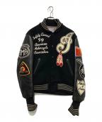 whitesville×INDIAN MOTORCYCLEホワイツビル×インディアンモーターサイクル）の古着「アワードジャケット」｜ブラック