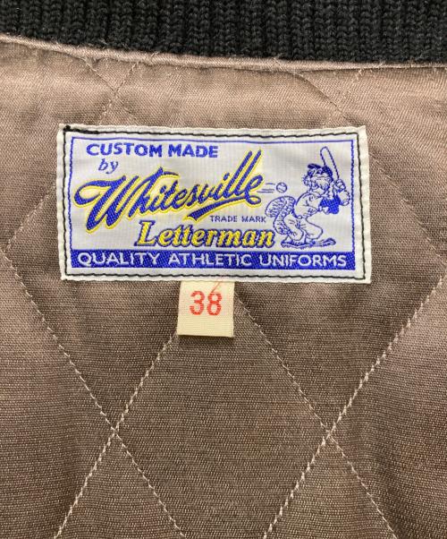 whitesville（ホワイツビル）whitesville (ホワイツビル) INDIAN MOTORCYCLE (インディアンモーターサイクル) アワードジャケット ブラック サイズ:38の古着・服飾アイテム