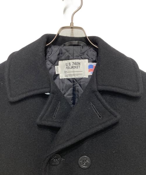 Schott（ショット）Schott (ショット) U.S. 740N Pコート ブラック サイズ:SIZE 36の古着・服飾アイテム