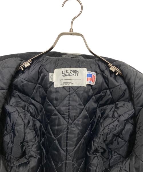 Schott（ショット）Schott (ショット) U.S. 740N Pコート ブラック サイズ:SIZE 36の古着・服飾アイテム