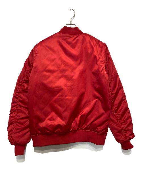 Franklin & Marshall（フランクリン＆マーシャル）Franklin & Marshall (フランクリン＆マーシャル) MA-1ジャケット レッド サイズ:Sの古着・服飾アイテム