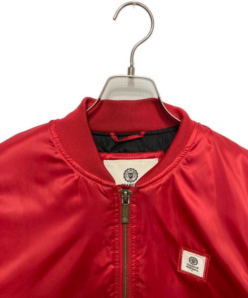 Franklin & Marshall（フランクリン＆マーシャル）Franklin & Marshall (フランクリン＆マーシャル) MA-1ジャケット レッド サイズ:Sの古着・服飾アイテム