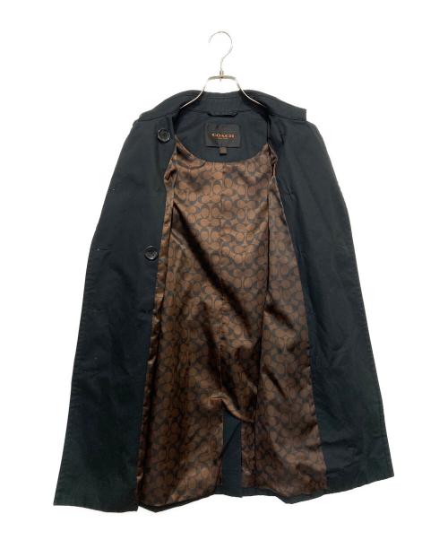 COACH（コーチ）COACH (コーチ) トレンチコート ブラック サイズ:Sの古着・服飾アイテム