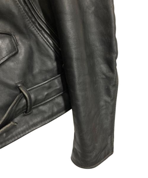 Schott（ショット）Schott (ショット) ダブルライダースジャケット ブラック サイズ:42の古着・服飾アイテム