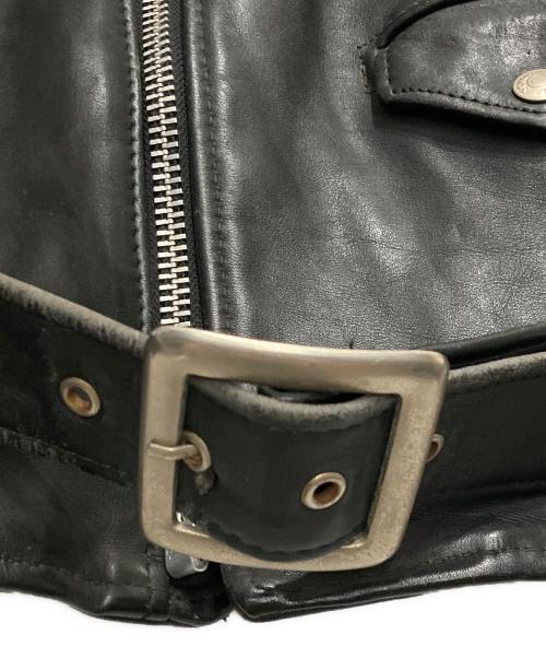 Schott（ショット）Schott (ショット) ダブルライダースジャケット ブラック サイズ:42の古着・服飾アイテム