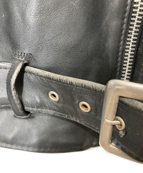 Schott（ショット）Schott (ショット) ダブルライダースジャケット ブラック サイズ:42の古着・服飾アイテム