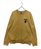 stussyステューシー）の古着「Stussy Club Crew　ステューシー・クラブ・クルー」｜イエロー