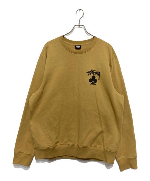 stussy（ステューシー）stussy (ステューシー) Stussy Club Crew　ステューシー・クラブ・クルー イエロー サイズ:SIZE XLの古着・服飾アイテム