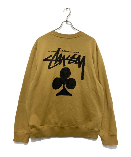 stussy（ステューシー）stussy (ステューシー) Stussy Club Crew　ステューシー・クラブ・クルー イエロー サイズ:SIZE XLの古着・服飾アイテム