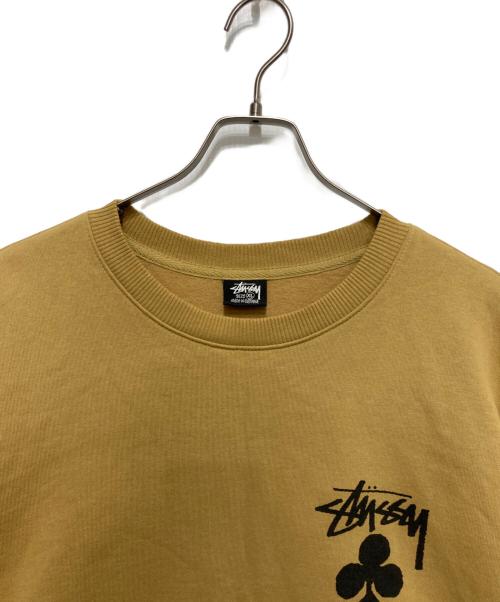 stussy（ステューシー）stussy (ステューシー) Stussy Club Crew　ステューシー・クラブ・クルー イエロー サイズ:SIZE XLの古着・服飾アイテム