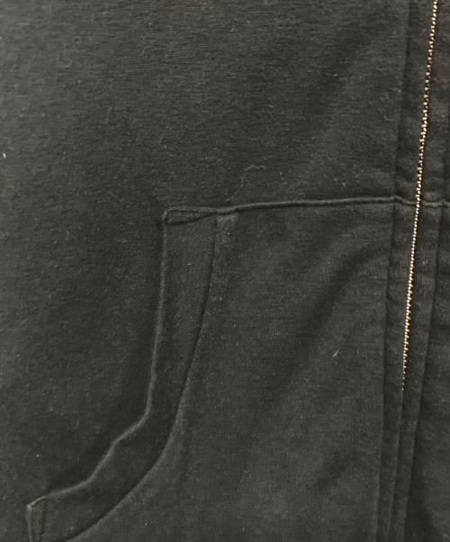 BURBERRY BLUE LABEL（バーバリー ブルー レーベル）BURBERRY BLUE LABEL (バーバリー ブルー レーベル) スウェット×ボアリバーシブルパーカー ブラック サイズ:38の古着・服飾アイテム