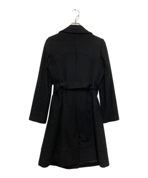 LISSEO（リセオ）LISSEO (リセオ) カシミヤコート ブラック サイズ:38の古着・服飾アイテム