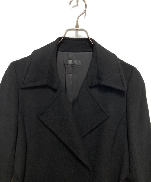 LISSEO（リセオ）LISSEO (リセオ) カシミヤコート ブラック サイズ:38の古着・服飾アイテム