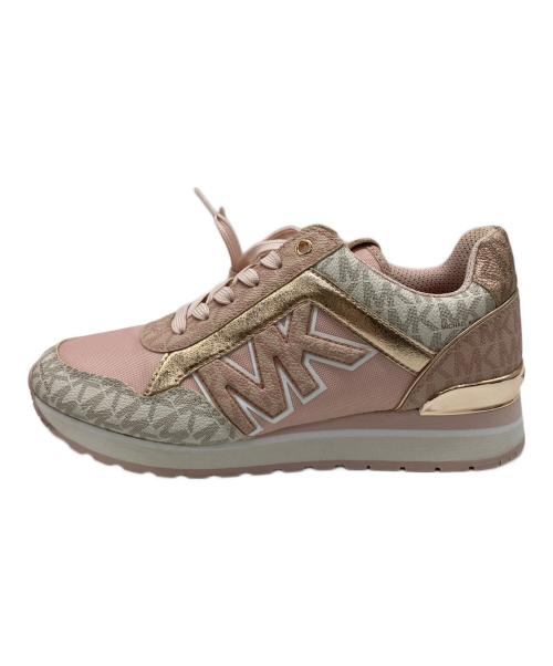 MICHAEL KORS（マイケルコース）MICHAEL KORS (マイケルコース) MADDY TRAINER ピンク サイズ:25㎝の古着・服飾アイテム
