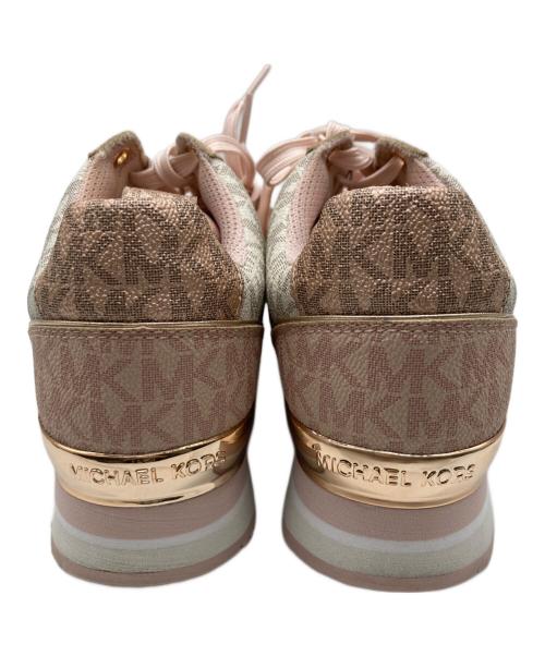 MICHAEL KORS（マイケルコース）MICHAEL KORS (マイケルコース) MADDY TRAINER ピンク サイズ:25㎝の古着・服飾アイテム