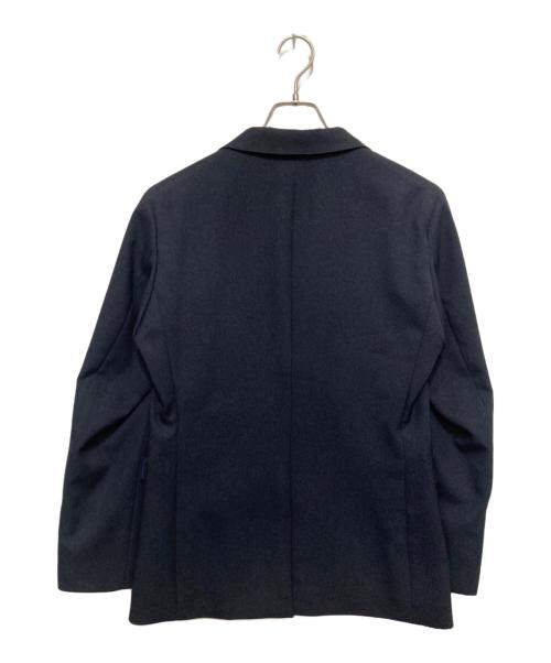 TAKEO KIKUCHI（タケオキクチ）TAKEO KIKUCHI (タケオキクチ) メランジ シャークスキン ストレッチジャケット ネイビー サイズ:SIZE 1の古着・服飾アイテム