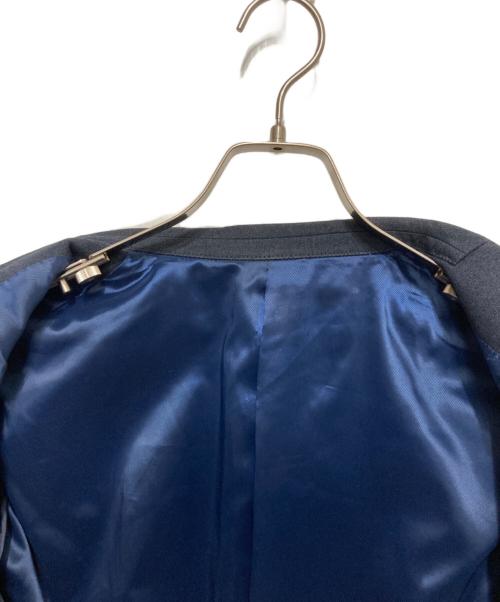 TAKEO KIKUCHI（タケオキクチ）TAKEO KIKUCHI (タケオキクチ) メランジ シャークスキン ストレッチジャケット ネイビー サイズ:SIZE 1の古着・服飾アイテム