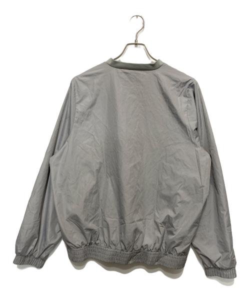 stussy（ステューシー）stussy (ステューシー) Vネックプルオーバーカットソー グレー サイズ:Mの古着・服飾アイテム