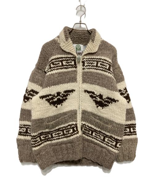 CANADIAN SWEATER（カナディアンセーター）CANADIAN SWEATER (カナディアンセーター) ジップカーディガン ベージュ サイズ:不明の古着・服飾アイテム
