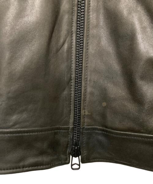 AVIREX（アヴィレックス）AVIREX (アヴィレックス) トラッカーレザージャケット ブラック サイズ:Lの古着・服飾アイテム