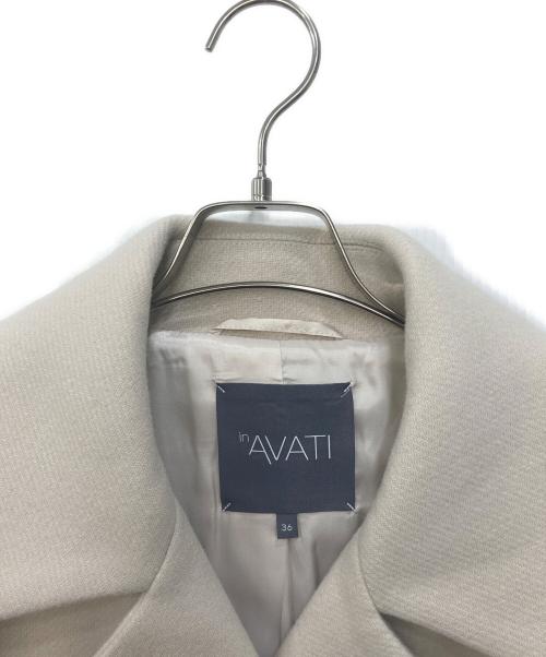 IN AVATI（インアバティ）IN AVATI (インアバティ) ウールコート ベージュ サイズ:Sの古着・服飾アイテム