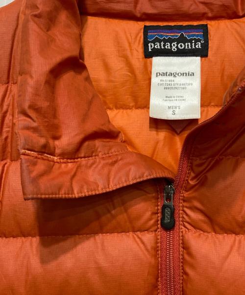 Patagonia（パタゴニア）Patagonia (パタゴニア) DOWN SWEATER JACKET オレンジ サイズ:Sの古着・服飾アイテム
