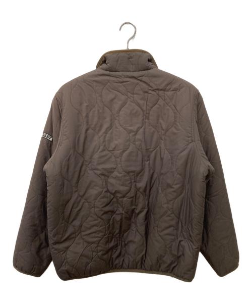 stussy（ステューシー）stussy (ステューシー) 00’s リバーシブルキルティングジャケット ブラウン サイズ:Mの古着・服飾アイテム