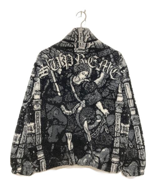 SUPREME（シュプリーム）Supreme (シュプリーム) SAINT MICHAEL FLEECE JACKET　セント マイケル フリース ジャケット ブラック サイズ:Sの古着・服飾アイテム