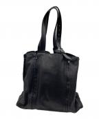 Yohji Yamamoto pour hommeヨウジヤマモト プールオム）の古着「ジップテデティールハラコトートバッグ」