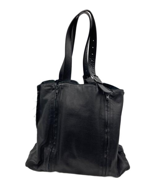 Yohji Yamamoto pour homme（ヨウジヤマモト プールオム）Yohji Yamamoto pour homme (ヨウジヤマモト プールオム) ジップテデティールハラコトートバッグの古着・服飾アイテム