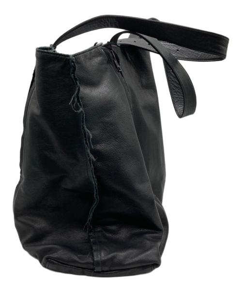 Yohji Yamamoto pour homme（ヨウジヤマモト プールオム）Yohji Yamamoto pour homme (ヨウジヤマモト プールオム) ジップテデティールハラコトートバッグの古着・服飾アイテム