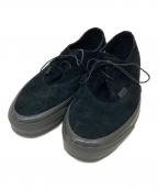 VANSヴァンズ）の古着「PREMIUM オーセンティック イーズ ヘアリースエード スニーカ-」｜ブラック