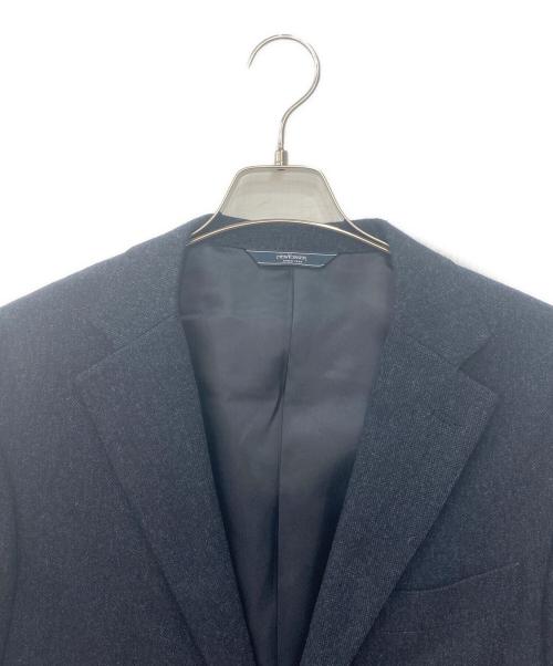 NEWYORKER（ニューヨーカー）NEWYORKER (ニューヨーカー) ウールテーラードジャケット ネイビー サイズ:LLの古着・服飾アイテム