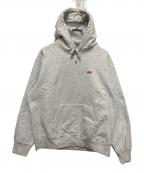 SUPREMEシュプリーム）の古着「SMALL BOX HOODED SWEATSHIRT」｜アッシュグレー
