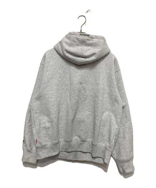 SUPREME（シュプリーム）Supreme (シュプリーム) DEVIL S LOGO ZIP UP HOODED SWEAT SHIRT グレー サイズ:Mの古着・服飾アイテム